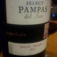 Вино красное сухое Pampas del Sur select Шираз-Мальбек