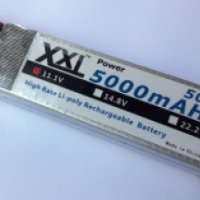 Литийево-полимерный аккумулятор Aliexpress XXL Power 5000mAh 11,1V 50C