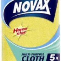 Салфетки влаговпитывающие для уборки Novax