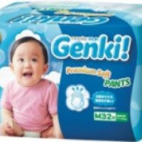 Подгузники-трусики Genki! Premium soft