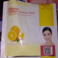 Маска для лица Dermal с витаминами С, Е и коллагеном