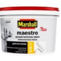 Краска водно-дисперсионная Marshall Maestro "Белый потолок Люкс"