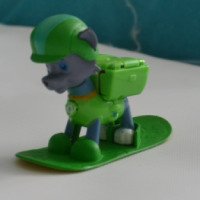 Nickelodeon Щенячий патруль фигурка спасателя Рокки с рюкзаком-трансформером