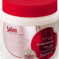 "Salon" Professional Маска Восстанавливающая формула (Shine& Gloss) с плацентой