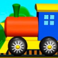 Детский игрушечный паровоз puzzle TRAIN
