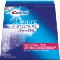 Отбеливающие полоски для зубов Crest 3D White Whitestrips Advanced Vivid