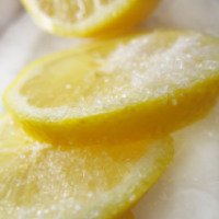 Скраб из лимона и сахара