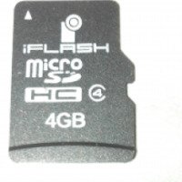 Карта памяти iFLASH Micro SDHC Class4 4Gb