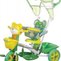 Детский трехколесный велосипед Jolly-Baby "Кантри" с ручкой