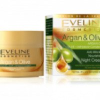 Восстанавливающий ночной крем от морщин Eveline "Argan & Olive"