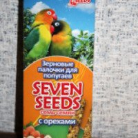 Зерновые палочки для попугаев Seven seeds с орехами