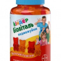 Диетическая добавка к рациону питания детей Bayer-Bayer Kinder Biovital Gummies with vitamins