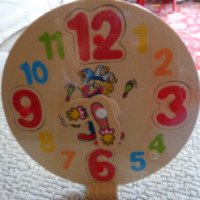 Музыкальная игрушка Pino "Часы деревянные"