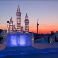Ледовый городок в Перми 