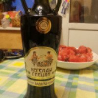 Вино красное столовое полусладкое Кадарка "Легенды Греции"