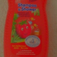Шампунь для мытья волос и тела для детей Bubchen "Shampoo&Shower" Малина