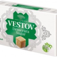 Сахар тростниковый кусковой Vestov "Премиум светлый"