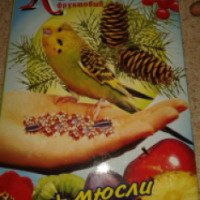 Витаминизированный корм волнистым и средним попугаям Престиж "Конфитюр" фруктовый + мюсли