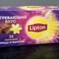 Чай Lipton "Согревающий вкус. Корица и ваниль"