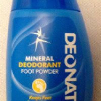 Минеральный дезодорант-порошок для ног Deonat