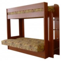 Двухъярусная кровать с диван-кроватью Боровичи-мебель