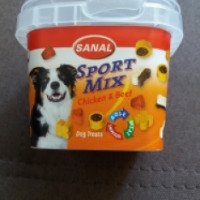 Лакомства для собак Sanal Sport Mix с курицей и говядиной