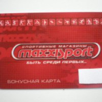 Бонусная карта "Maxxisport"