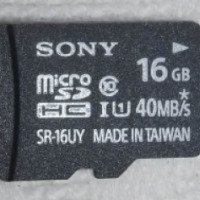 Карта памяти Sony SR-16UYA Micro SDHC
