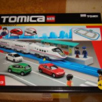 Детский игровой набор Tomica "Железная дорога и гоночная трасса City Express Set"
