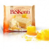 Торт BiSKonti "Бисквитно-молочный медовый"