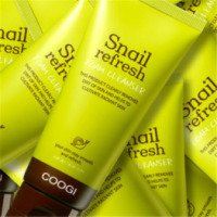 Пена для умвания Coogi "Snail Refresh Foam Cleanser"