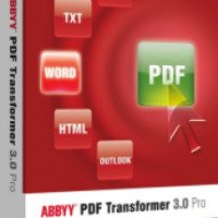 ABBYY Pdf Transformer 3.0 - программа для Windows