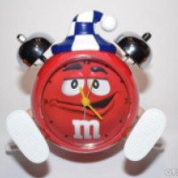 Детские часы-будильник M&M's