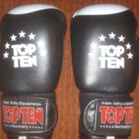 Перчатки боксерские кожаные Top Ten