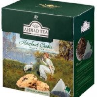 Чай черный Ahmad Tea "Ореховое печенье" в пакетиках-пирамидках