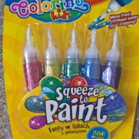 Краски в тюбиках со встроенной кисточкой Colorino kids