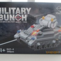 Конструктор Gem Brick "Танк" Military Bunch Micro Blocks