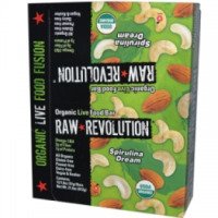 Органический шоколадный батончик Raw Revolution Raw Rev 100 Food Bar спирулином