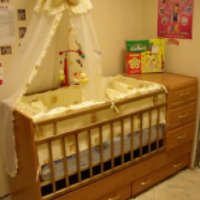 Комплект в кроватку для новорожденных Bombus "Маришка" 7 предметов