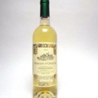Вино Лангедок-Руссильон "Маркиз д'Орлетон Шардоне" белое сухое