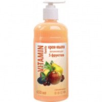 Увлажняющее крем-мыло ЭФТИ Косметикс Vitamin Family "5 фруктов"