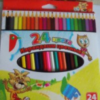 Цветные карандаши Auchan