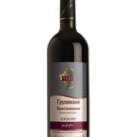 Вино красное полусладкое Лази "Грузинское крестьянское"