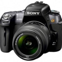 Цифровой зеркальный фотоаппарат Sony Alpha DSLR-A550