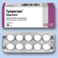Антигистаминный препарат Супрастин