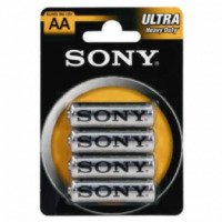 Батарейки пальчиковые Sony New Ultra 1.5 V