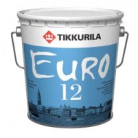 Краска латексная для сухих и влажных помещений Тиккурила Euro-12