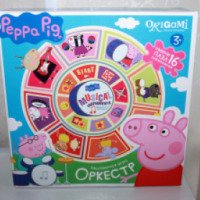 Настольная игра Origami Peppa Pig "Оркестр"