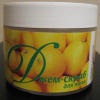Джем-скраб для тела Лорен Косметик "Лимон с кокосом"