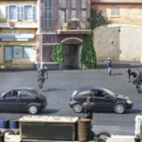 Аттракцион "Автомобильные трюки" в Диснейленде (Франция, Париж)